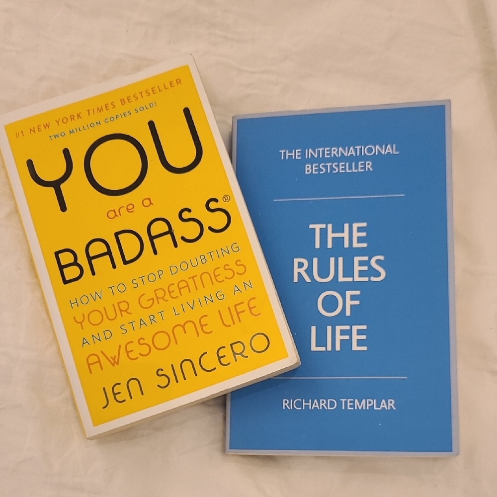 You Are a Badass and The Rules of Life Books